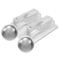 Pendiente Studex Bola Plata Grande