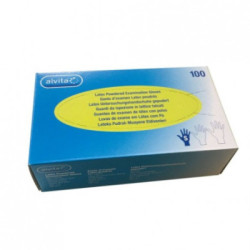 Alvita Guantes De Latex Con Polvo Talla S 100 Uds.