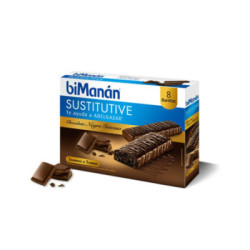 Bimanan Barrita De Chocolate Intenso 8 Uds.