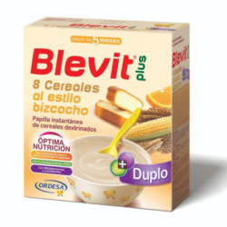 Blevit Plus Duplo 8 Cereales Bizcocho Y Naranja 600 G
