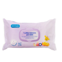 Alvita Toallitas Humedas Bebe 72 Uds.