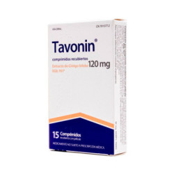 Tavonin 120 mg 15 comprimidos recubiertos