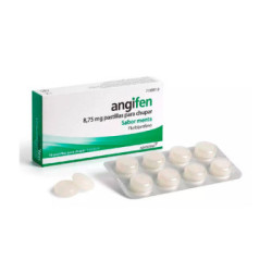 Angifen 8,75 mg 16 pastillas para chupar (sabor menta)