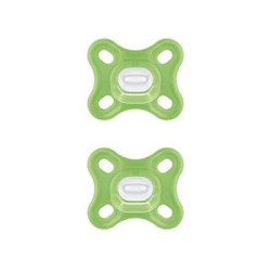 Mam Chupete Comfort Silicona 0M+ Verde 2 Uds.