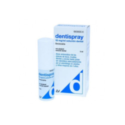 Dentispray 50 mg/ml solucion dental 1 frasco 5 ml
