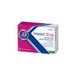 Emanera efg 20 mg 14 capsulas gastrorresistentes blister opa al pvc al